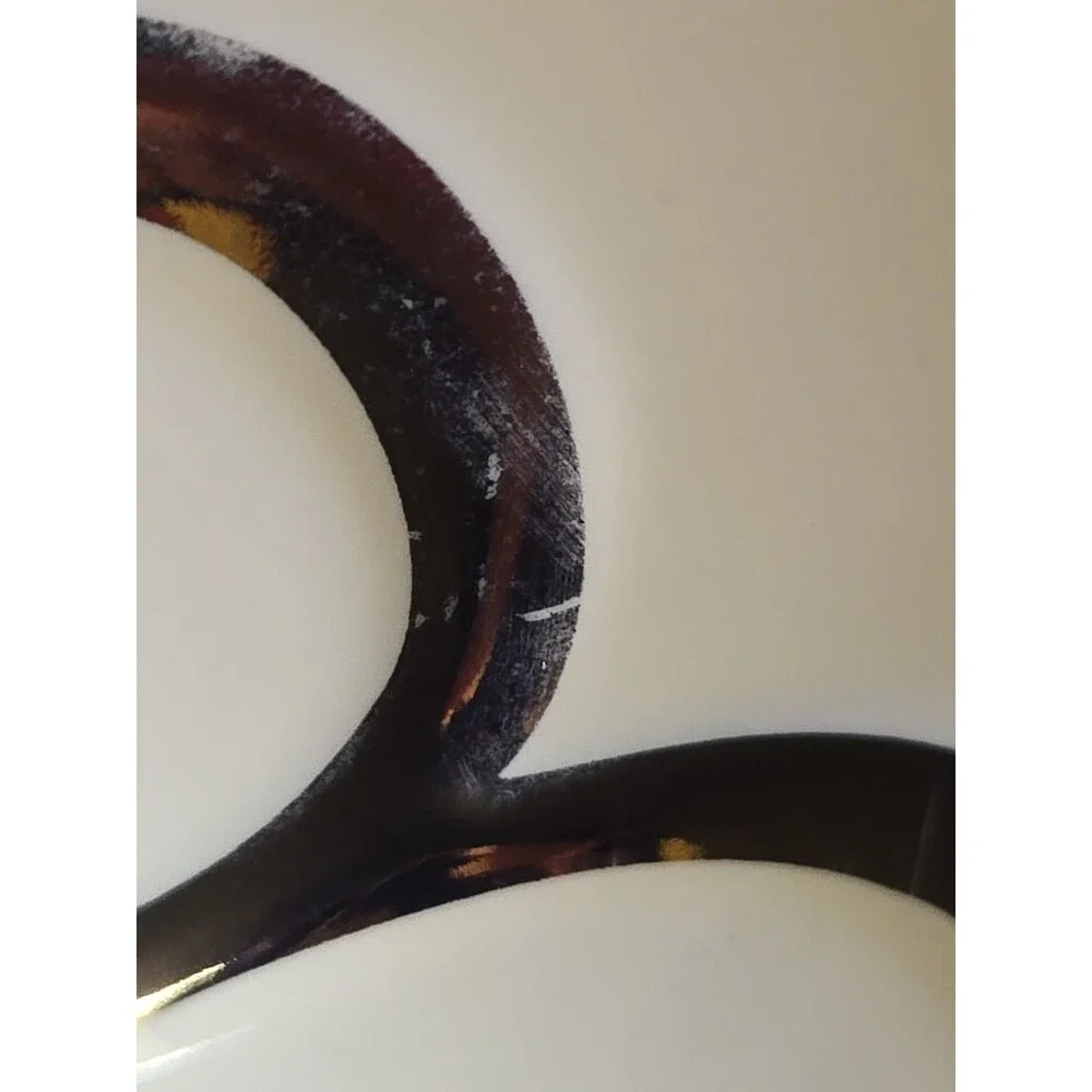 Williams Sonoma Ceramic Coffee Mug Monogram Letter Gold Initial B